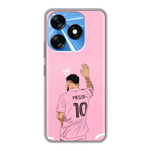 Чохол з малюнком «Мессі Маямі» для TECNO Spark 10 Чохол з малюнком «Мессі Маямі» для TECNO Spark 10