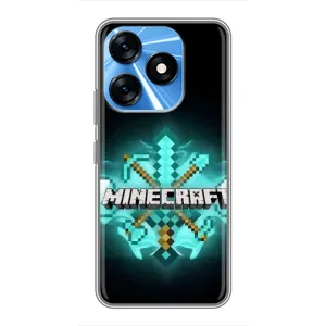 Чохол майнкрафт для TECNO Spark 10 (MineCraft 2)