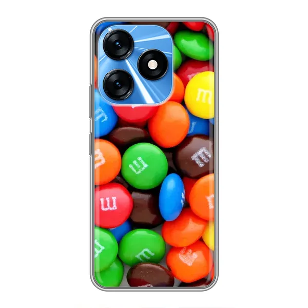 Чехол с рисунком «Разноцветные M&M'S» для TECNO Spark 10 Чехол с рисунком «Разноцветные M&M'S» для TECNO Spark 10