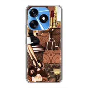 Чехол Стиль Louis Vuitton на TECNO Spark 10 (Мода Луи Виттон)