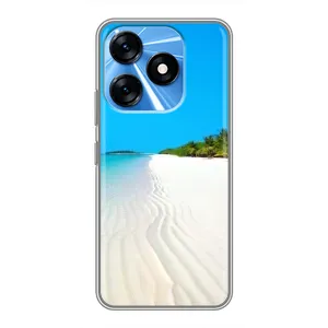 Летний Чехол на TECNO Spark 10 (Море песок)