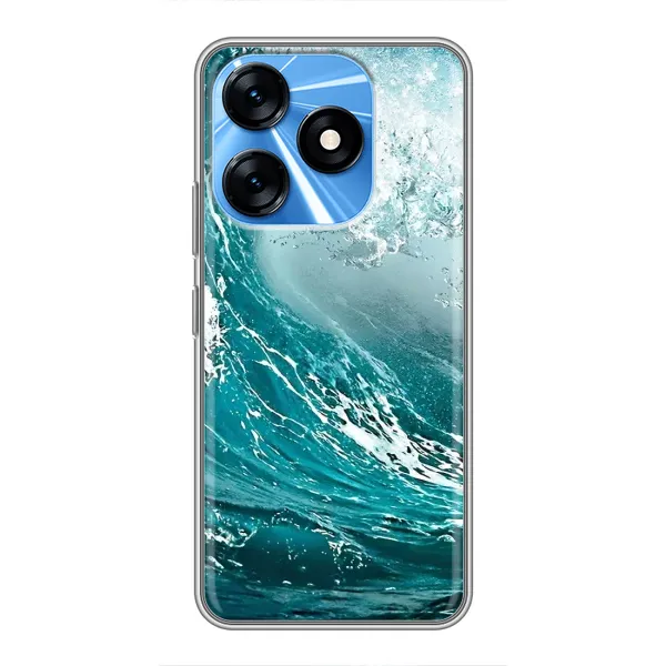 Чехол с рисунком «Морская волна» для TECNO Spark 10 Чехол с рисунком «Морская волна» для TECNO Spark 10