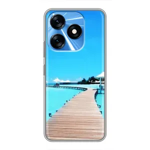 Летний Чехол на TECNO Spark 10 (Набережная)
