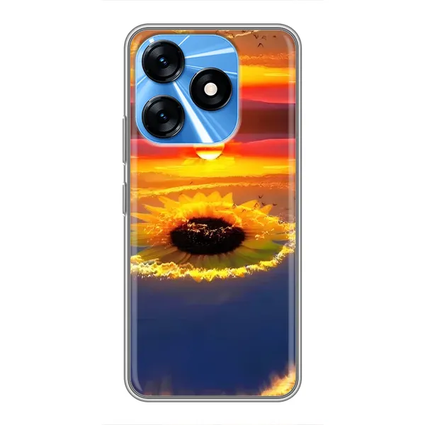 Чехол с рисунком «Небо подсолнух» для TECNO Spark 10 Чехол с рисунком «Небо подсолнух» для TECNO Spark 10