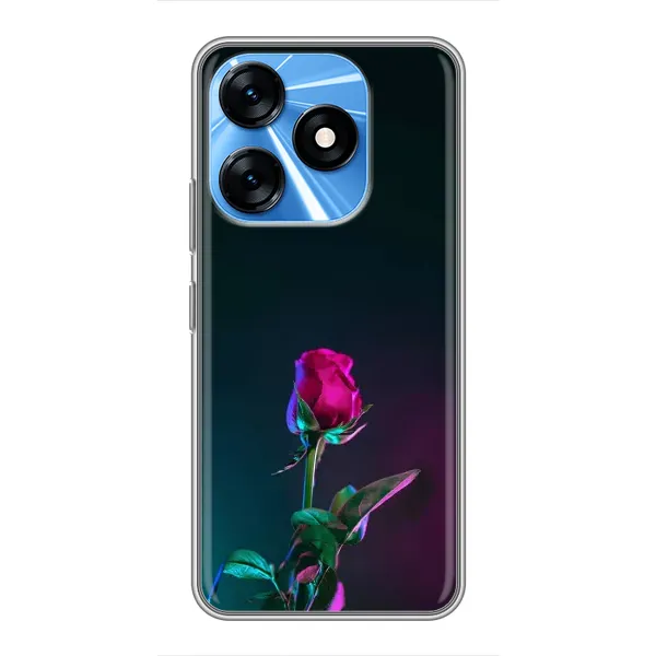 Чехол с рисунком «Ночная роза» для TECNO Spark 10 Чехол с рисунком «Ночная роза» для TECNO Spark 10