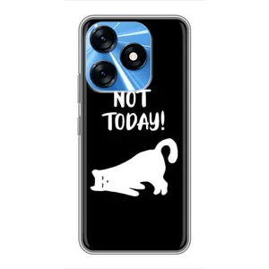 Бампер с изображением Котиков для Техно Спарк 10 (Not Today)
