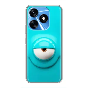 Силиконовые Чехлы (смешные стикеры) для TECNO Spark 10 (Одноглазик)