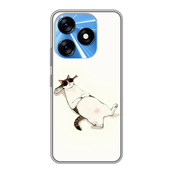 Чехол с рисунком «Отдых» для TECNO Spark 10 Чехол с рисунком «Отдых» для TECNO Spark 10