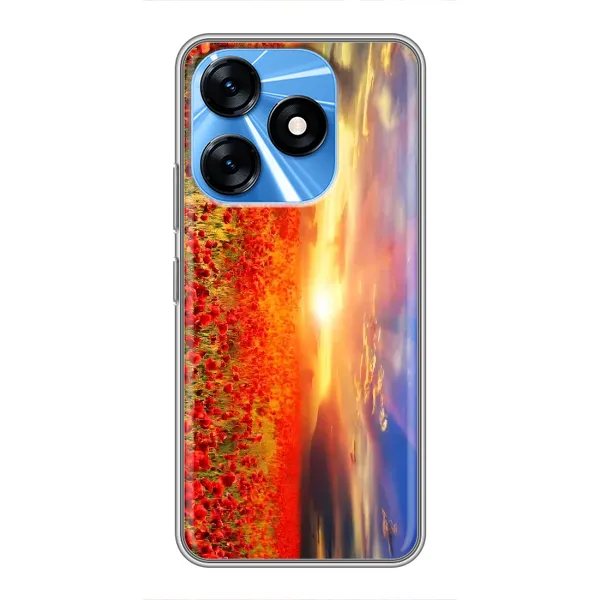 Чехол с рисунком «Поле тюльпанов» для TECNO Spark 10 Чехол с рисунком «Поле тюльпанов» для TECNO Spark 10