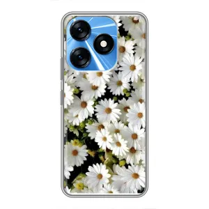 Чохол з ромашками на TECNO Spark 10 (Рамка в ромашках)