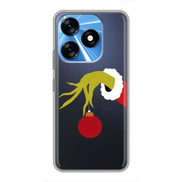 Чехол с рисунком «Рука Гринча» для TECNO Spark 10 Чехол с рисунком «Рука Гринча» для TECNO Spark 10