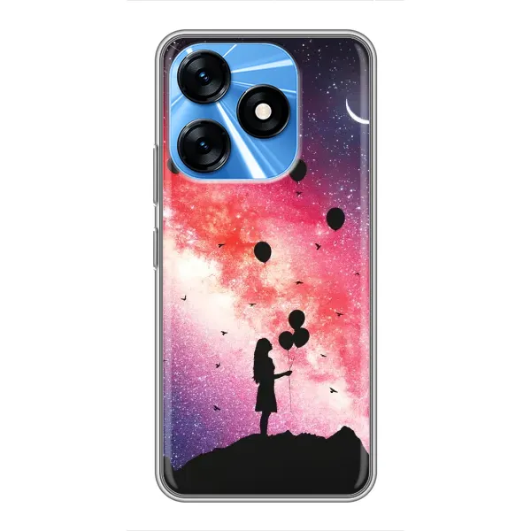 Чехол с рисунком «Шарики в небе» для TECNO Spark 10 Чехол с рисунком «Шарики в небе» для TECNO Spark 10