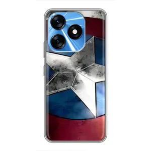 Чохол с Щітом Капітана Америки на TECNO Spark 10 (Щит Капітана Америки)
