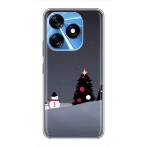 Чехлы на Новый Год TECNO Spark 10 (Снеговички)