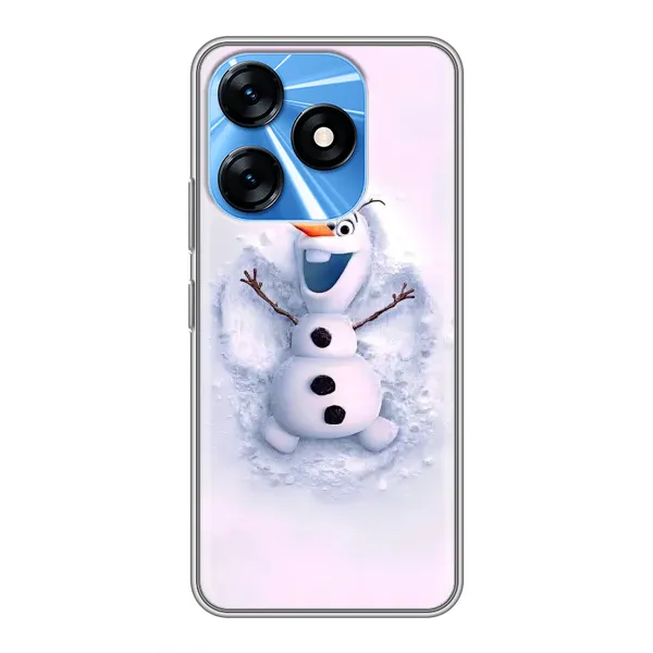 Чехол с рисунком «Снеговик Олов» для TECNO Spark 10 Чехол с рисунком «Снеговик Олов» для TECNO Spark 10