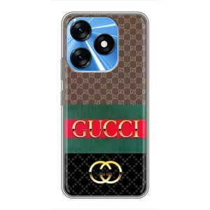 Чехлы Бренд GUCCI для TECNO Spark 10 (Стиль GUCCI)