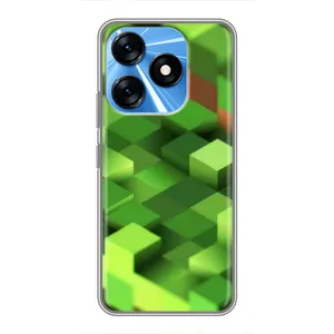 Чохли для TECNO Spark 10 (Персонажі МайнКрафт) (Текстура)