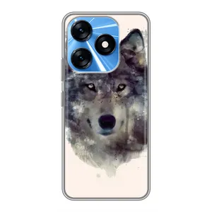 Чехол с Волком на TECNO Spark 10 (Волк)