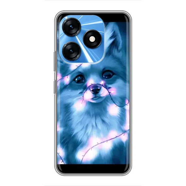 Чехол с рисунком «Яркая Лиса» для TECNO Spark 10 Чехол с рисунком «Яркая Лиса» для TECNO Spark 10