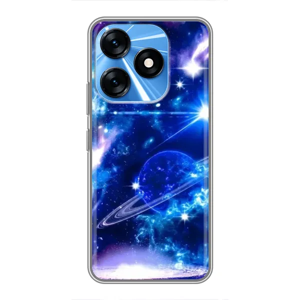 Чехол с рисунком «Яркий космос» для TECNO Spark 10