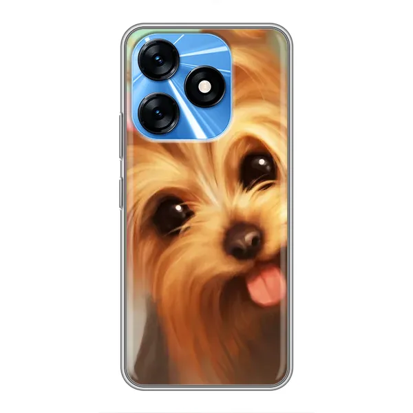 Чехол с рисунком «Йоршенский терьер» для TECNO Spark 10 Чехол с рисунком «Йоршенский терьер» для TECNO Spark 10