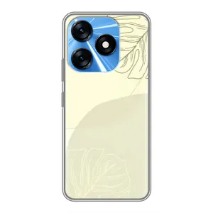 Чохол квітковий дизайн для TECNO Spark 10 (Зелений фон)