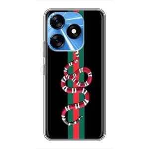 Чехлы Бренд GUCCI для TECNO Spark 10 (Змей Гуччи)