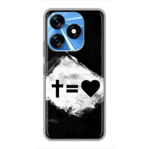 Чехлы для TECNO Spark 10 (Для Христиан) (Значки 2)