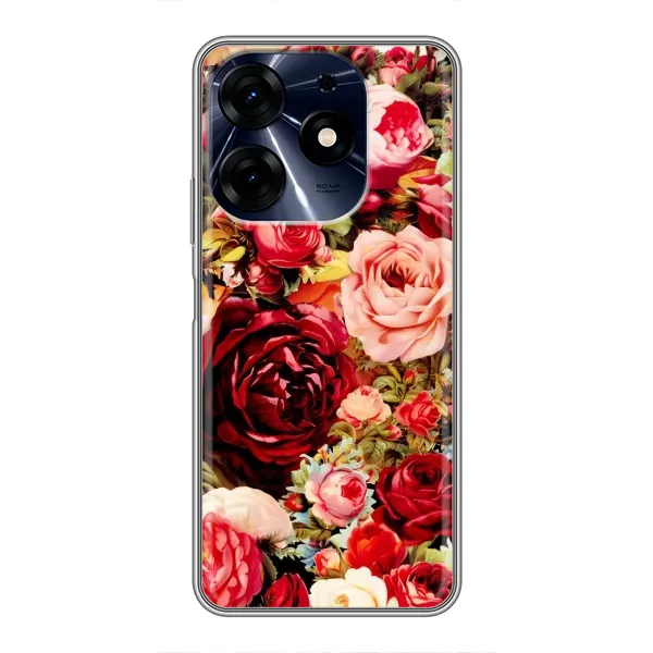 Чехол с рисунком «Букет цветов» для TECNO Spark 10c Чехол с рисунком «Букет цветов» для TECNO Spark 10c