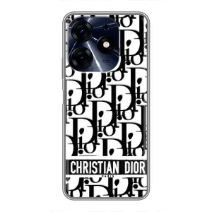 Чехол (Dior, Prada, YSL, Chanel) для TECNO Spark 10c (Christian Dior)