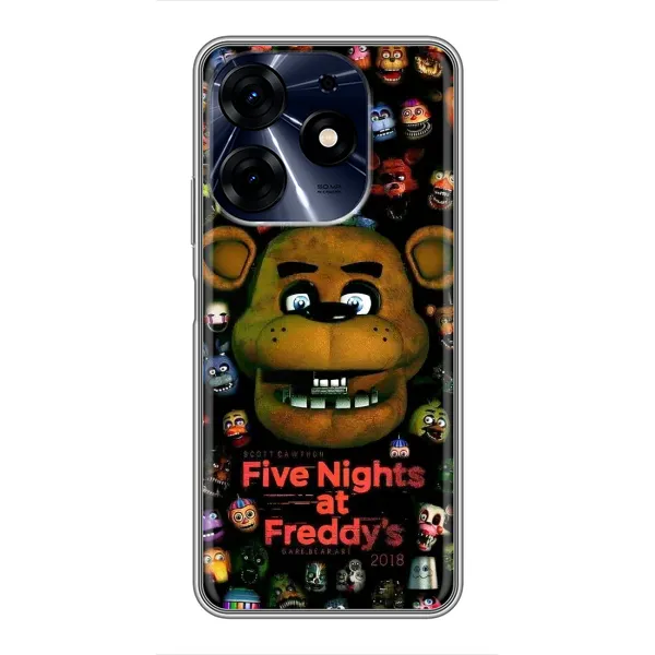 Чехол с рисунком «Freddy» для TECNO Spark 10c Чехол с рисунком «Freddy» для TECNO Spark 10c