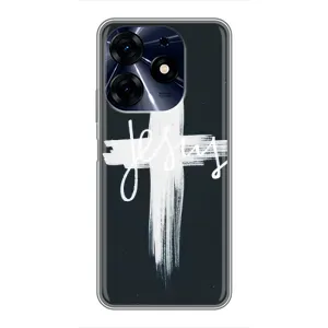 Чехлы для Техно Спарк 10с (Крест Иисуса)