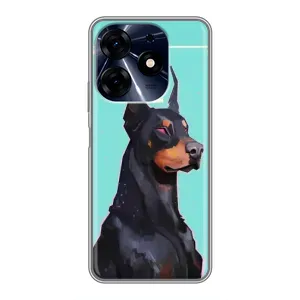 Чехол ДОБЕРМАН для TECNO Spark 10c (Король доберман)