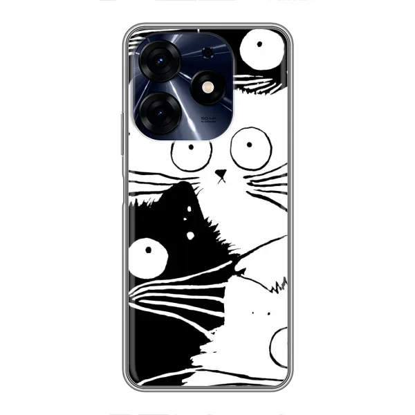 Чохол з малюнком «КОТИКИ» для TECNO Spark 10c Чохол з малюнком «КОТИКИ» для TECNO Spark 10c