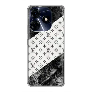 Чехол Стиль Louis Vuitton на TECNO Spark 10c (LV на белом)
