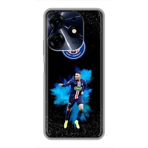 Чехол (TPU) с Футболистом на TECNO Spark 10c (Мбаппе ПСЖ)