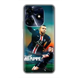 Чехол (TPU) с Футболистом на TECNO Spark 10c (MBAPPE)
