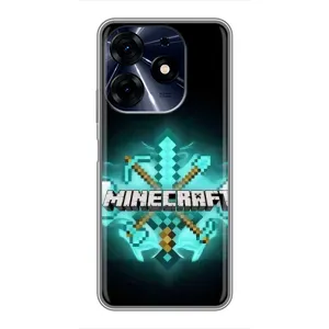 Чохол майнкрафт для TECNO Spark 10c (MineCraft 2)