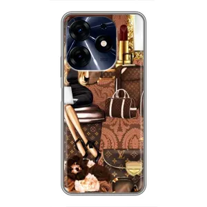 Чехол Стиль Louis Vuitton на TECNO Spark 10c (Мода Луи Виттон)