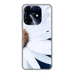 Чехол с ромашками на TECNO Spark 10c (Пол ромашки)