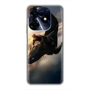 Чехол дракон Беззубик для TECNO Spark 10c (Полет Беззубика)