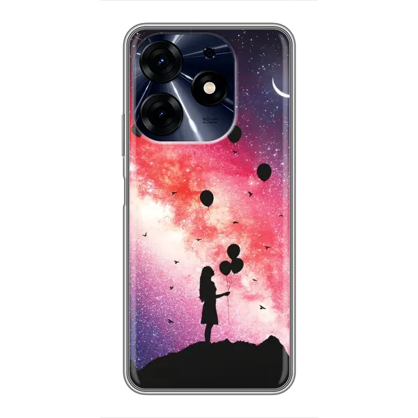 Чехол с рисунком «Шарики в небе» для TECNO Spark 10c Чехол с рисунком «Шарики в небе» для TECNO Spark 10c