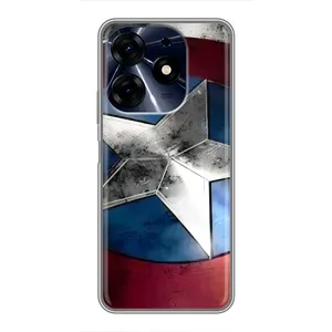 Чохол с Щітом Капітана Америки на TECNO Spark 10c (Щит Капітана Америки)