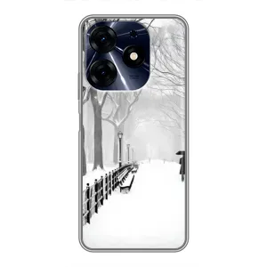 Чехлы на Новый Год TECNO Spark 10c (Снегом замело)