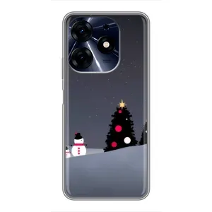 Чехлы на Новый Год TECNO Spark 10c (Снеговички)