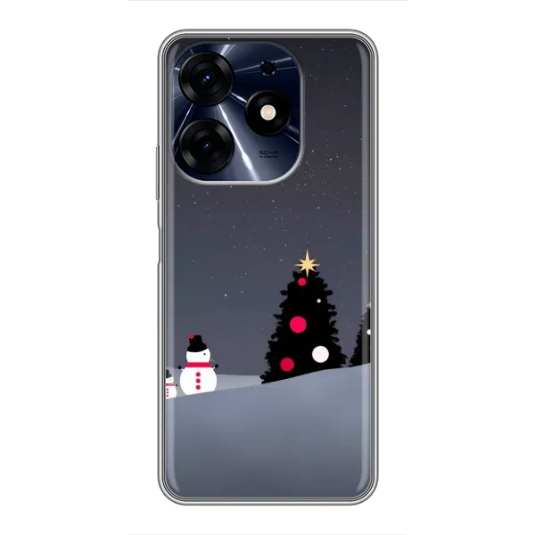 Чехол с рисунком «Снеговички» для TECNO Spark 10c Чехол с рисунком «Снеговички» для TECNO Spark 10c