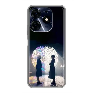 Чохол з картинкою Венсдей на TECNO Spark 10c (Внсдей і Енід)