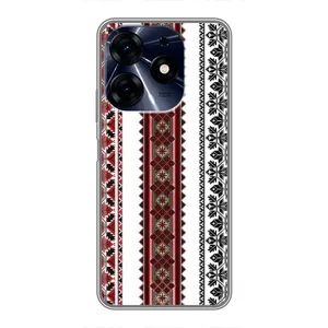 Силиконовый Чехол на TECNO Spark 10c с картинкой Вышиванки (Вышиваночки)