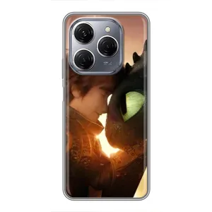Чехол дракон Беззубик для TECNO Spark 20 Pro (Беззубик и Иккинг)