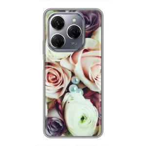 Чохли з принтом Троянд для TECNO Spark 20 Pro (Букет Троянд)